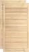 vidaXL - Kastdeuren - met - lamellen - 2 - st - 99,3x39,4 - cm - massief - grenenhout