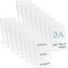 Allecto plus - 10 stuks porte-affiches en porte-menus en acrylique A6 pour bureau, magasin et restaurant.