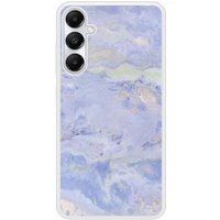 Samsung Galaxy A25 Marbre bleu Verstevigd hoesje met sublimatie bedrukking
