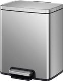 EKO Madison Pédalier 12 litres Brume mat Inox