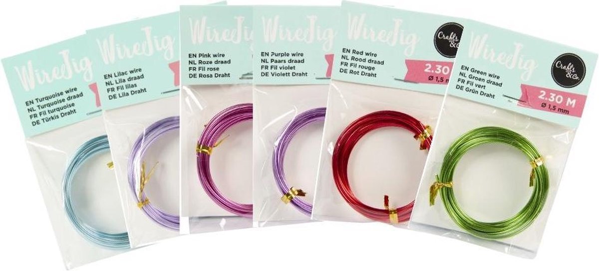 Crafts & Co. Wire Jig Draad Voordeelpakket - 6-pack