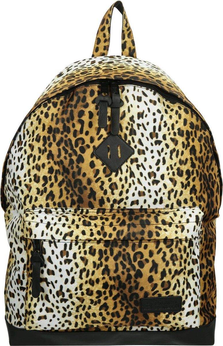 Enrico Benetti Londen Laptoprugzak 14 inch - Indian Panter print