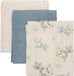 Pippi Babywear Kinderluier van biologisch mousseline (3-pack) Metal Mint
