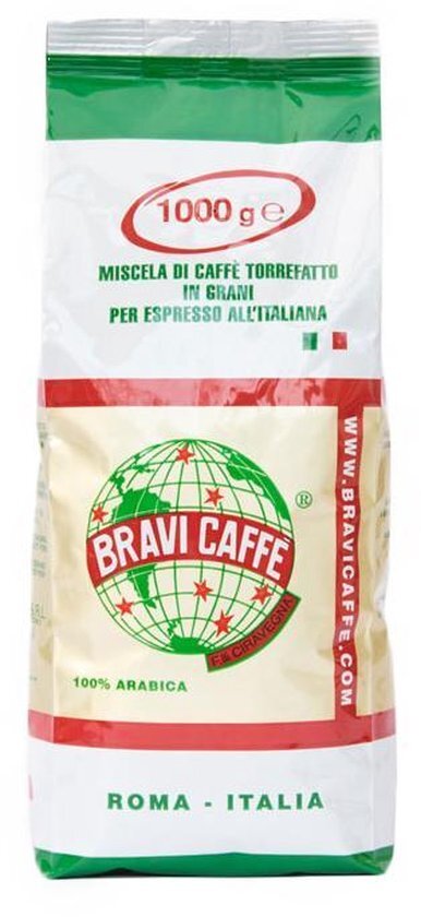 Bravi Caffe 100% Arabica koffiebonen (1 pak