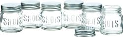 KitchenCraft Shotglazen met Deksels - 60 ml (Set van 6)