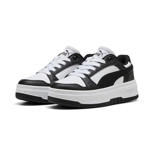 PUMA Rebound Femme Jr Meisjes Sneakers - Puma White-Puma Black