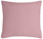 Merkloos Stof Textile sierkussen Nelson - roze - 60 x 60 cm