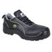 Portwest FC02 Compositelite Geveterde Veiligheidsschoen ESD Antistatisch | Zwart, 46, S1 EN ISO 20345, Unisex, Microvezel, Anti-Slip Loopzool, Dubbele Dichtheid, Composiet Neus, Oliebestendig, PU Zool