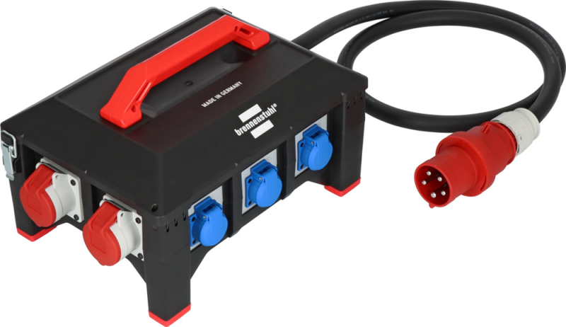Brennenstuhl Professional BSV 5-63A Rubber Power Distributor - 2m