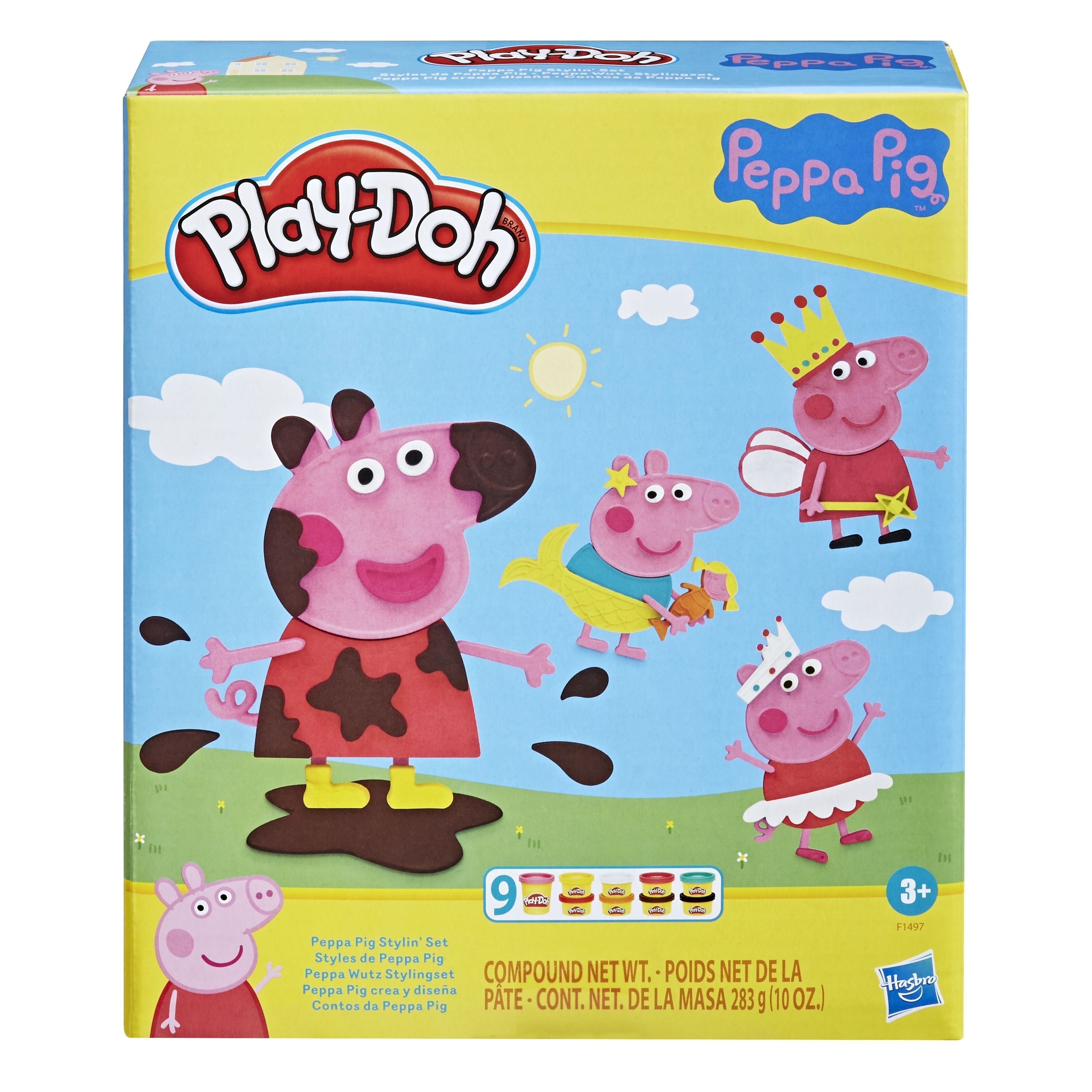 Play-Doh Peppa Pig Styling Set | Modeling Clay Playset | 3+ Years