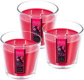 Atmosphera Bougie parfumée - Fruits rouges - 3 Pièces