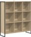 vidaXL Boekenkast Sonoma 99,5 x 30 x 108 cm Bewerkt hout