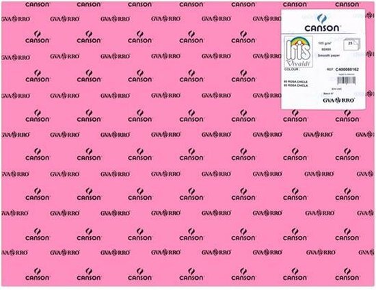 IRIScan 400080162 vellen karton, 52 x 65 mm, 185 g, roze