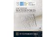 ST CUTHBERTS Mill Saunders Waterford aquarelpapier voor kunst, hard, 300 g/m², 4-zijdig gelijmd, 300 g/m², 30 x 40,6 cm, hoogwit, 20 vellen