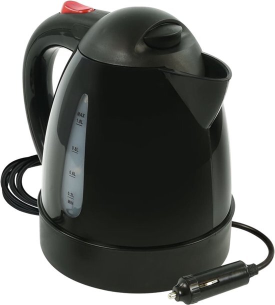 ProPlus waterkoker 12V zwart 1 liter