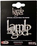 Rock Off Lamb Of God - Logo Pin - Grijs