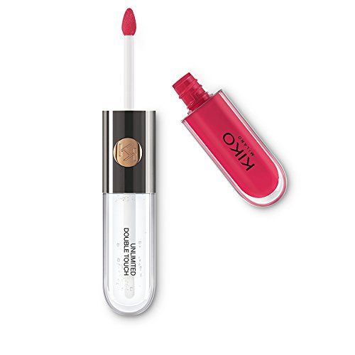 KIKO Milano Unlimited Double Touch 110 | Vloeibare lippenstift in 2 stappen, glanzende finish, 12 uur houdbaar