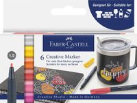 Faber-Castell creatief marker - Summer Breeze - set van 6 stuks - 1,5mm - FC-160705