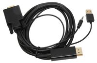 Solidchoice - Câble VGA vers DisplayPort - Convertisseur vidéo HD pour ordinateur de bureau et ordinateur portable