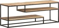 Maison Exclusive - Meuble TV, 130x30x45 cm, bois de manguier brut
