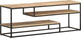 Maison Exclusive - Meuble TV, 130x30x45 cm, bois de manguier brut