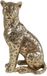 Van Manen ornament polystone jaguar 16.5x13x26cm goud