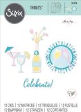 Sizzix Thinlits set de découpe - Bouteilles et verres
