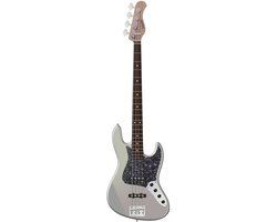 Sadowsky MetroExpress Vintage J/J Bass Morado Solid Silver Sparkle Metallic elektrische basgitaar