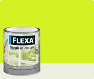 FLEXA Strak In De Lak zijdeglans - literimegroen - 0.75 l