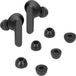 kwmobile 6x cover voor oordopjes - Geschikt voor JBL Live Pro 2 TWS - Memory foam - Zwart