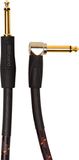 Roland Pedaal-/patchkabel Gold serie - rechte stekker op 1/4 inch jack haakse connector, 1,5 m - RIC-G5A zwart