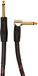 Roland Pedaal-/patchkabel Gold serie - rechte stekker op 1/4 inch jack haakse connector, 1,5 m - RIC-G5A zwart