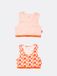 Claesen's - Meisjes Croptop 2-Pack Strawberry Blauw Katoen/Elastaan Maat 164/170
