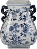 HD Collection Vaas Porselein Blauw 24,5x21,5x30cm