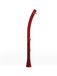 Arkema - HAPPY H120 Douche solaire avec douchette à pied - 23 litres - Rouge rubis