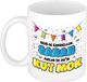 Bellatio Decorations mok 50 jaar - Sarah - keramiek - 300 ml