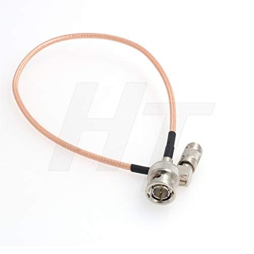 HangTon Mini SDI naar SDI Adapter Kabel - 30cm - Haakse DIN 1.0/2.3 naar BNC 316D