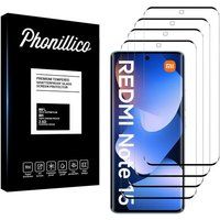 Phonillico® Verre Trempé pour Xiaomi Redmi Note 15 4G/5G [Pack 4]