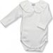 Babidu Romper 1178 Wit Unisex Lange Mouw Tricot Katoen 100% Effen De Zoete Zusjes