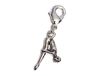 INNSPIRO Mooie bedels metalen hanger met karabijnhaak, 12 x 20 mm, 25 stuks