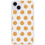 Apple Bedrukt siliconen hoesje compatibel met iPhone 15 Plus Cookies