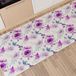 PETTI Artigiani Italiani - Keukentapijt, loper, keukenloper, antislip en wasbaar, 52 x 480 cm, bloemenpatroon 02, 100% Made in Italy
