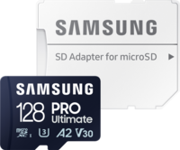 Samsung PRO Ultimate 128 GB (2023) microSDXC + SD Adapter