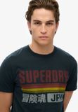 Superdry Japan T-shirt met relaxte pasvorm en strepen Heren T-shirts
