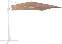 Beliani MONZA - Zweefparasol - Beige - 250x250 cm - Kunststof - Kantelbaar