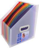 EXACOMPTA Documentensorter Crystal 12-vaks gekleurd