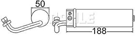 MAHLE Trockner, Klimaanlage AD68000S | Compatibel met: NISSAN QASHQAI / QASHQAI +2 I