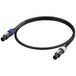 Neutrik 1036404 Aansluitkabel Stroom Zwart 1 m