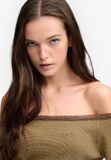 Superdry Athletic Essentials Kanten Longsleeve Top Dames Geel/bruin gestreept