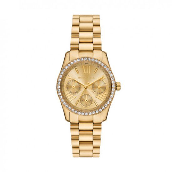 Michael Kors Lexington MK4982 Dameshorloge Goudkleurig Roestvrij Staal